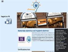 Tablet Screenshot of elettricitagenova.com